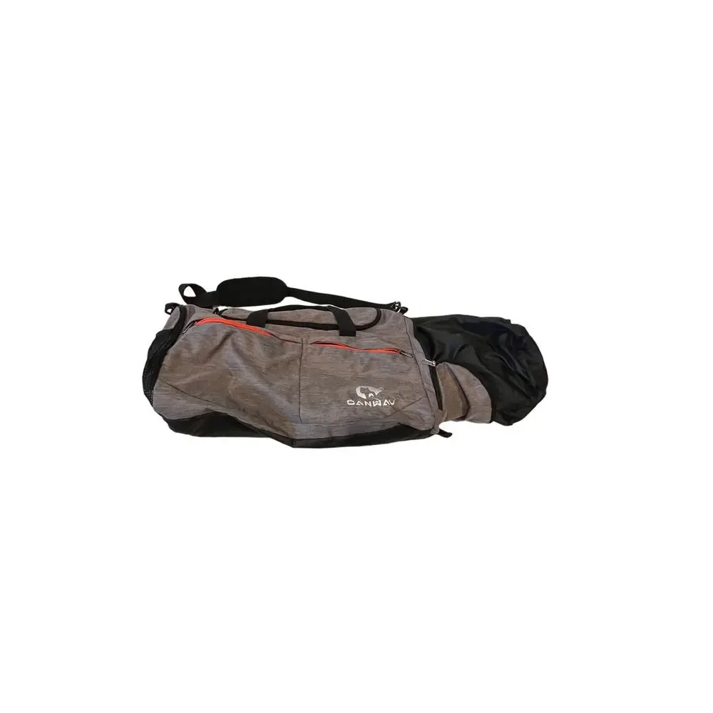 Canway Gray Duffel Gym Bag 20x10x10